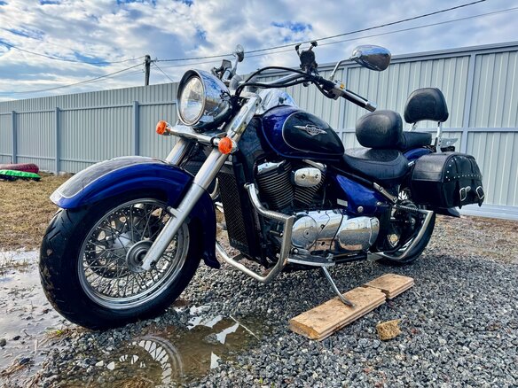 2006 Suzuki Boulevard C50, синий, 550000 рублей - вид 15