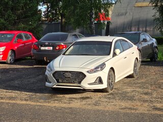2018 Hyundai Sonata VII (LF) Рестайлинг, белый, 1150000 рублей, вид 4