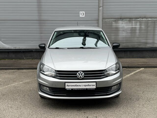 2017 Volkswagen Polo V Рестайлинг, серебристый, 909000 рублей, вид 2