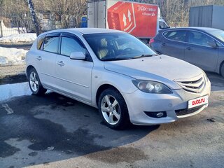 2007 Mazda 3 I (BK) Рестайлинг, серебристый, 450000 рублей, вид 1