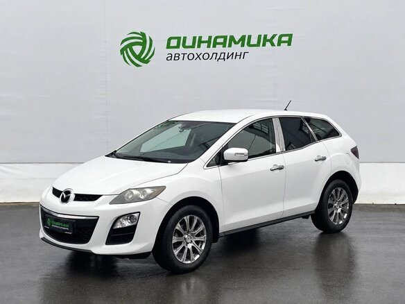 2012 Mazda CX-7 I Рестайлинг, белый, 1010000 рублей