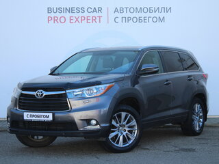 2014 Toyota Highlander III (XU50), серый, 2590000 рублей, вид 1