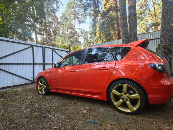 2008 Mazda 3 MPS I, красный, 630000 рублей