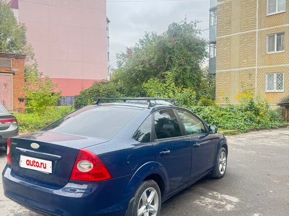 2009 Ford Focus II Рестайлинг, синий, 320000 рублей - вид 7