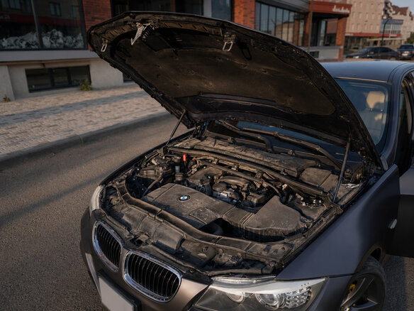 2005 BMW 3 серии 320i V (E90/E91/E92/E93), чёрный, 750000 рублей - вид 6