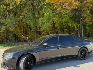 2012 Audi A8 Long III (D4), чёрный, 1600000 рублей, вид 1