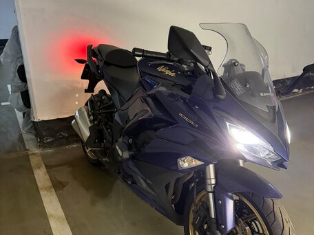 2017 Kawasaki Ninja 1000 SX, синий, 1050000 рублей, вид 4