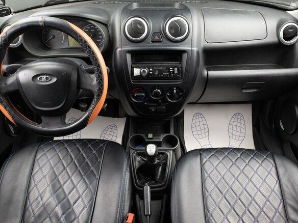 2011 Lada (ВАЗ) Granta I, синий, 319000 рублей - вид 6