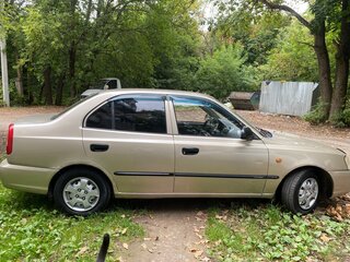 2005 Hyundai Accent II Рестайлинг, бежевый, 250000 рублей, вид 2
