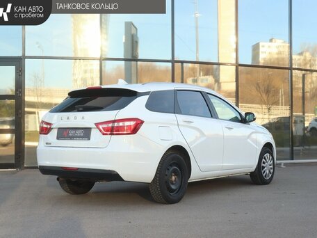 2021 Lada (ВАЗ) Vesta SW I, белый, 1100000 рублей, вид 3