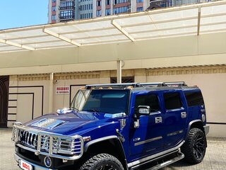 2008 Hummer H2 I Рестайлинг, синий, 4650000 рублей, вид 1