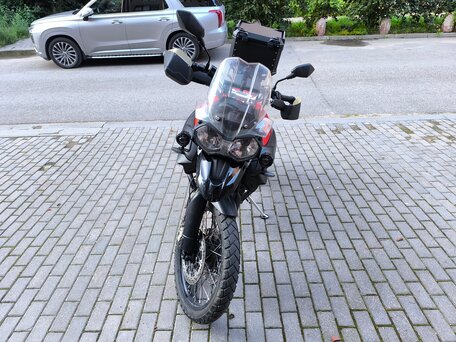 2011 Triumph Tiger 800, оранжевый, 490000 рублей, вид 4