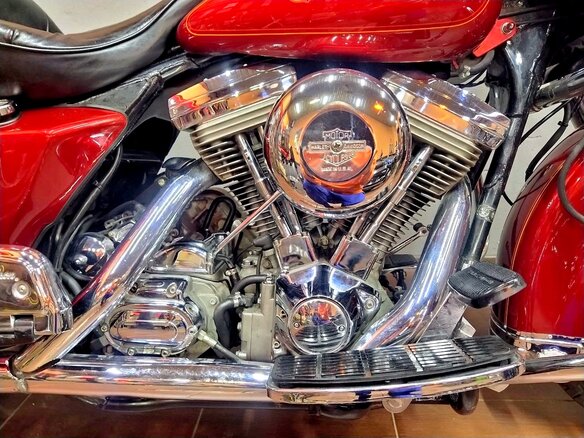 1991 Harley-Davidson Electra Glide, красный, 1200000 рублей - вид 12