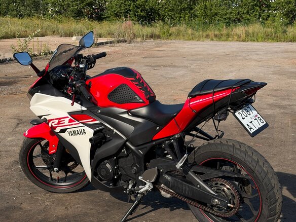 2015 Yamaha YZF-R3, красный, 490000 рублей - вид 11