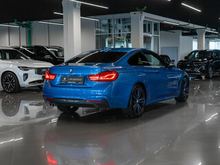 2017 BMW 4 серии 420d xDrive F32/F33/F36 Рестайлинг, синий, 3030000 рублей, вид 4