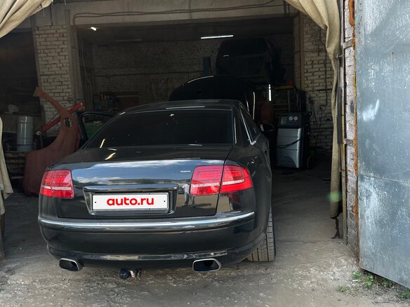 2006 Audi A8 II (D3) Рестайлинг, чёрный - вид 7