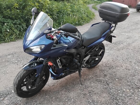 2008 Yamaha FZ6, синий, 450000 рублей - вид 1