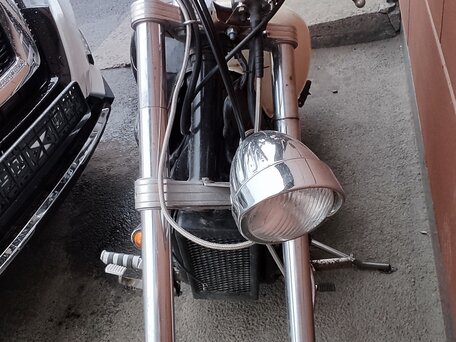 1998 Honda Steed 400, чёрный, 222222 рублей, вид 4