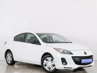 2013 Mazda 3 II (BL) Рестайлинг, белый, 849000 рублей, вид 1