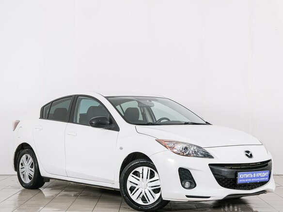 2013 Mazda 3 II (BL) Рестайлинг, белый, 849000 рублей