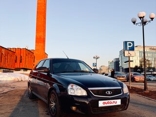 2012 Lada (ВАЗ) Priora I, чёрный, 350000 рублей, вид 1
