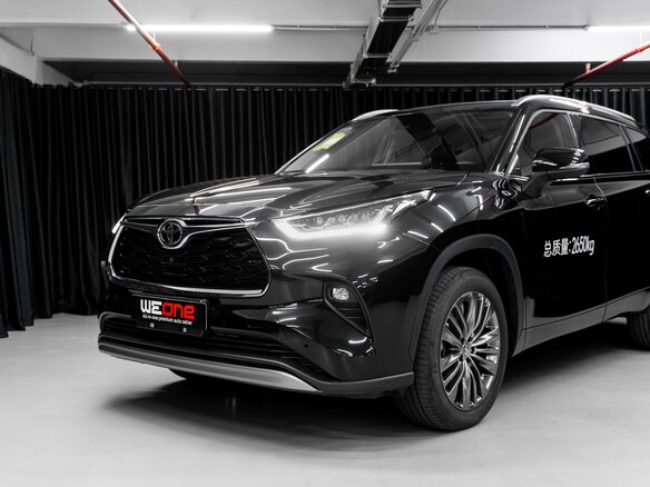 2026 Toyota Highlander IV (XU70), чёрный - вид 20