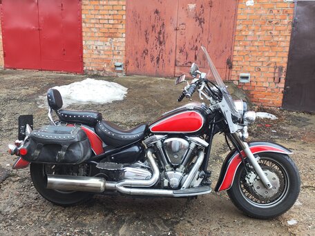 2000 Yamaha XV 1600 Road Star, чёрный, 550000 рублей, вид 4