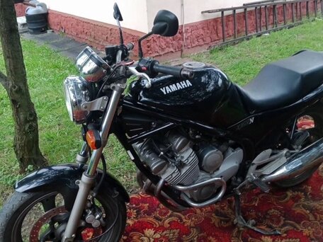 1995 Yamaha XJ600, чёрный, 210000 рублей, вид 4