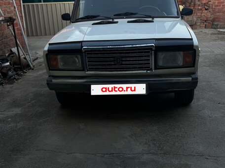 2000 Lada (ВАЗ) 2107, бежевый, 130000 рублей, вид 2