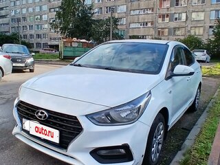 2017 Hyundai Solaris II, белый, 850000 рублей, вид 1