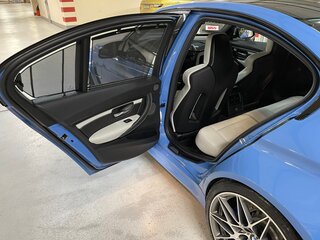 2016 BMW M3 Competition Package V (F80), голубой, 4599000 рублей, вид 3