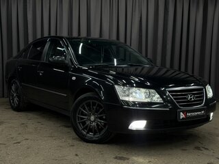 2008 Hyundai Sonata V (NF) Рестайлинг, чёрный, 619777 рублей, вид 3
