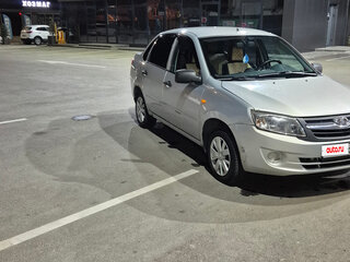 2013 Lada (ВАЗ) Granta I, серебристый, 555000 рублей, вид 2