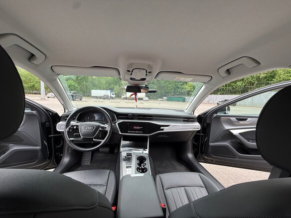 2021 Audi A6 45 TFSI V (C8), чёрный, 4650000 рублей - вид 11