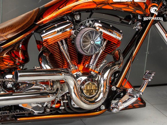 2006 Harley-Davidson Softail Custom, оранжевый, 2619908 рублей - вид 13