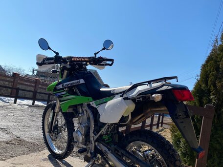 2015 Kawasaki KLX 250, зелёный, 450000 рублей, вид 3