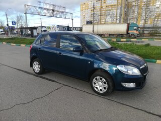 2012 Skoda Fabia II Рестайлинг, фиолетовый, 605000 рублей, вид 1