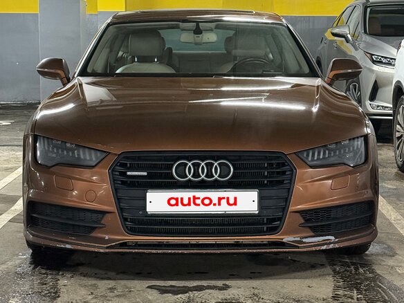 2015 Audi A7 I (4G) Рестайлинг, коричневый, 3100000 рублей - вид 2