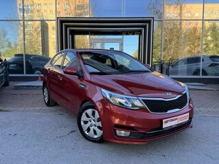 2015 Kia Rio III Рестайлинг, красный, 899000 рублей, вид 3