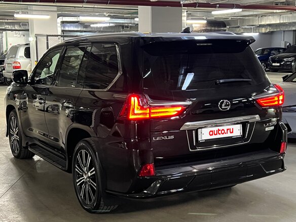 2020 Lexus LX 570 III Рестайлинг 2, чёрный, 11185000 рублей - вид 3