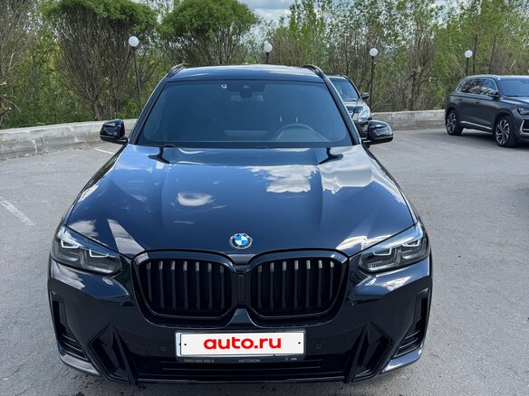 2022 BMW X3 20d xDrive III (G01) Рестайлинг, синий - вид 2