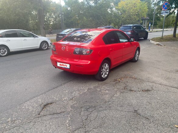 2006 Mazda 3 I (BK) Рестайлинг, красный, 360000 рублей - вид 3