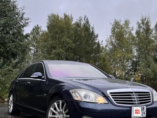 2007 Mercedes-Benz S-Класс 500 Long V (W221), синий, 850000 рублей, вид 2