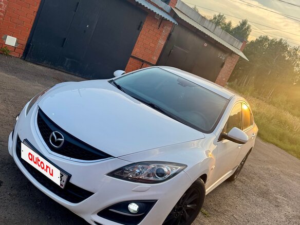 2010 Mazda 6 II (GH) Рестайлинг, белый, 899990 рублей