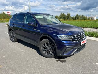 2021 Volkswagen Tiguan Allspace II Рестайлинг, синий, 3500000 рублей, вид 2