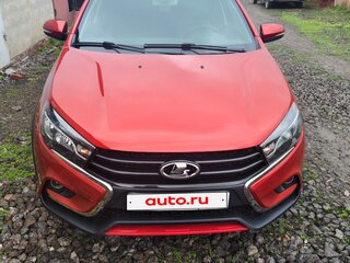 2018 Lada (ВАЗ) Vesta SW Cross I, красный, 1125000 рублей, вид 3