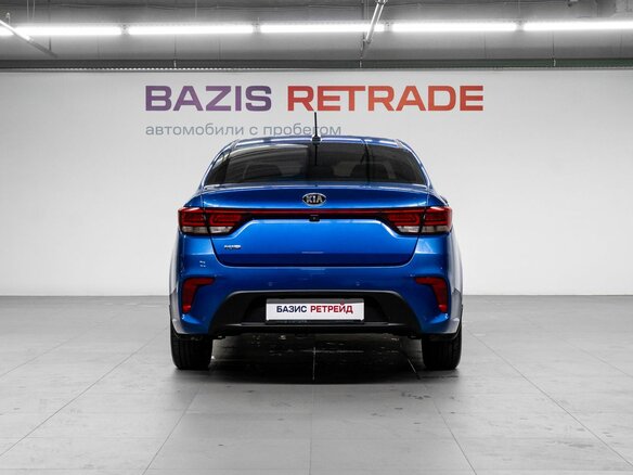 2017 Kia Rio IV, синий, 1470000 рублей - вид 5