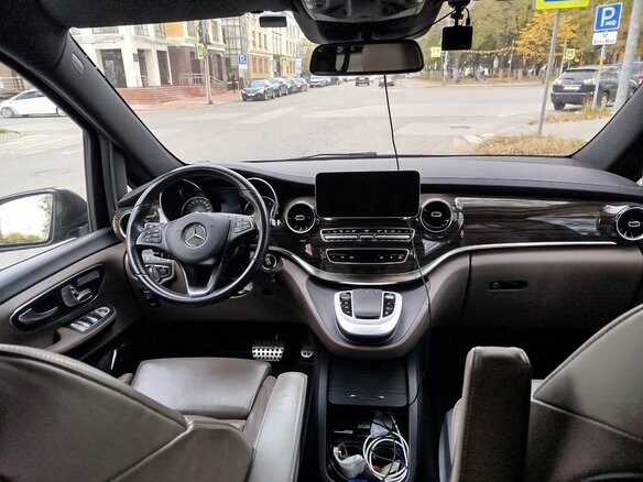 2023 Mercedes-Benz V-Класс Extra Long 300 d экстра длинный III (W447) Рестайлинг, чёрный, 9500000 рублей - вид 6