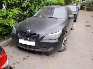 2008 BMW 5 серии 525i V (E60/E61) Рестайлинг, чёрный, 900000 рублей, вид 5