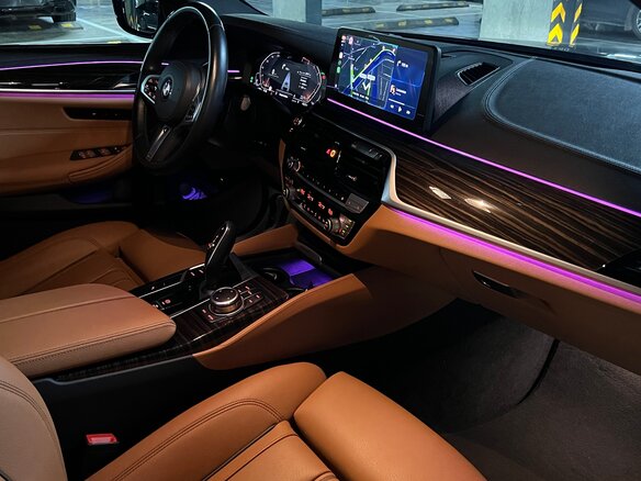 2022 BMW 5 серии 520i VII (G30/G31/G38) Рестайлинг, синий, 6190000 рублей - вид 7